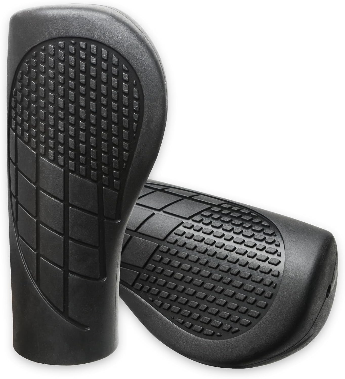 2PCS 90mm Bike Handlebar Grips Short Rubber Ergonomic Two-Color