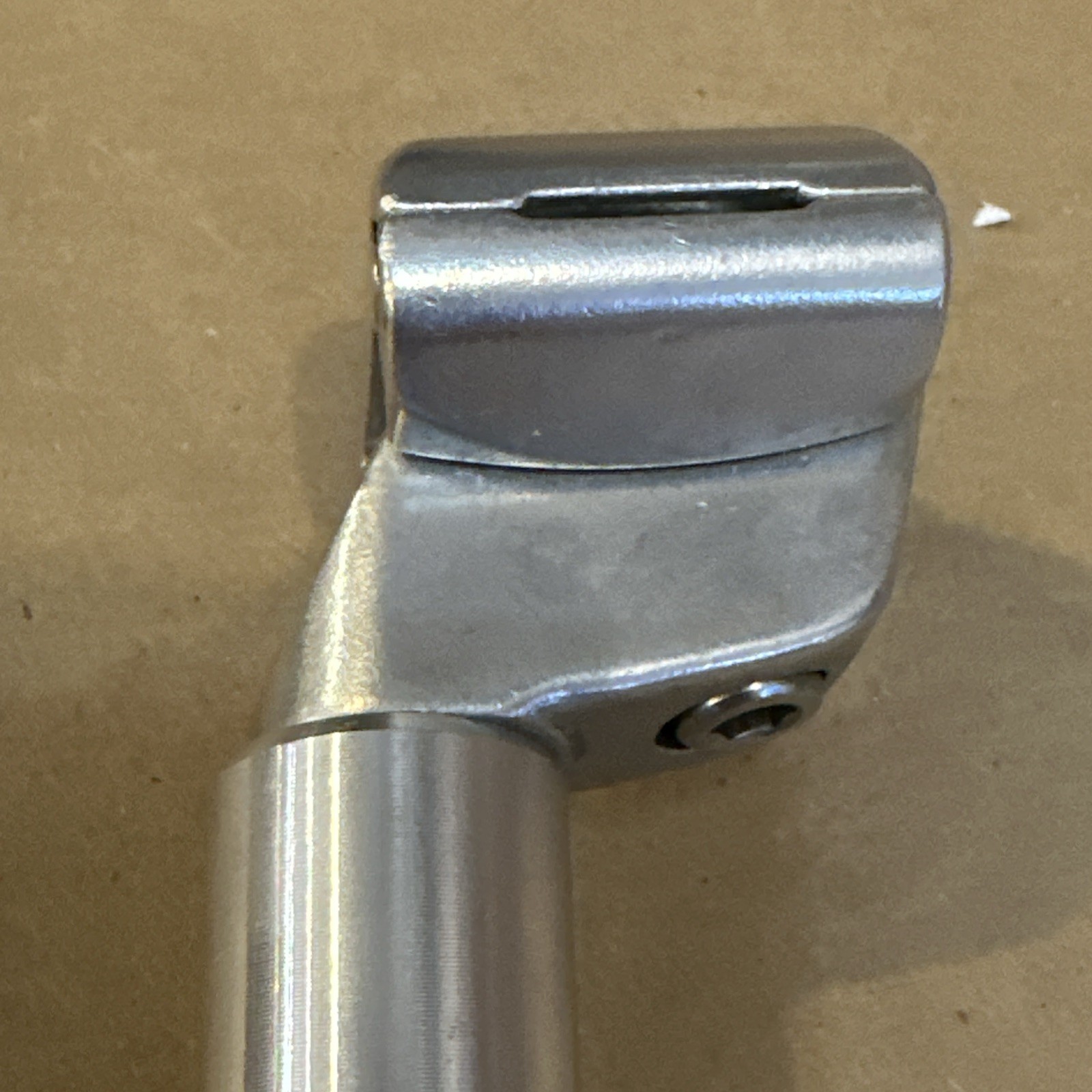 Bike Bicycle Alloy Seat Post 25.4mm Length 350mm No Logo Silver Offset