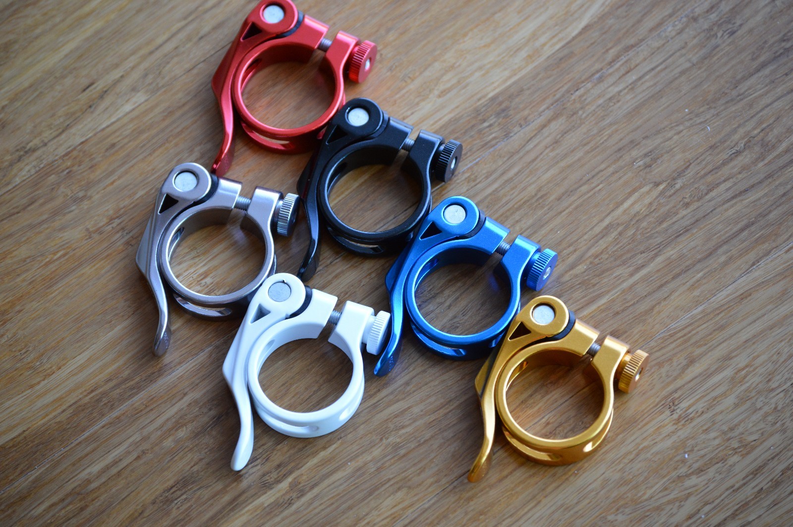 — Modifiedcomponents KC89 Seat Post CLAMP Size: 34.9 mm — Quick Release–*