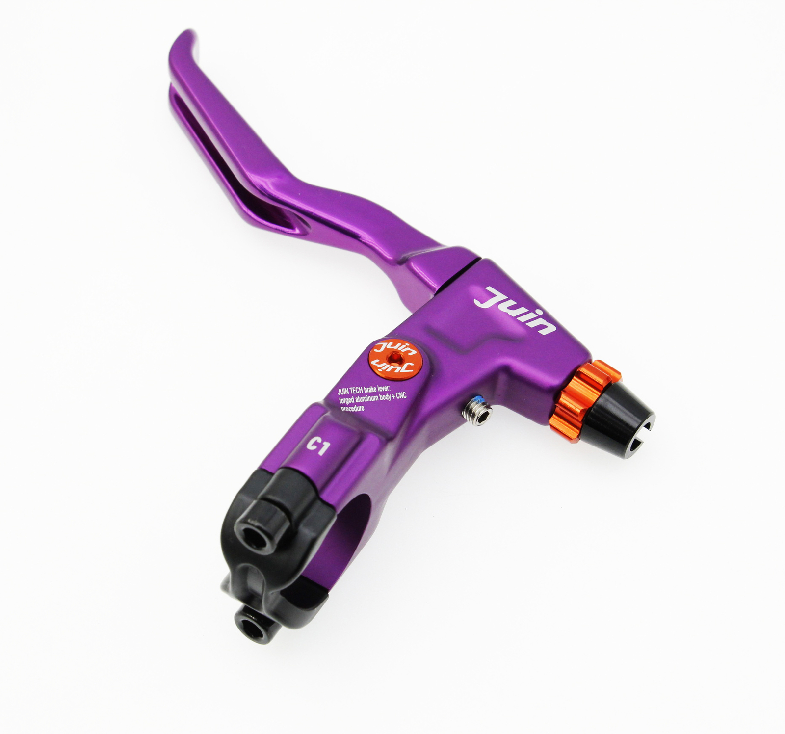 Juin Tech C1 eBike City Folding Biking Cable-Actuated Brake Lever Set Purple