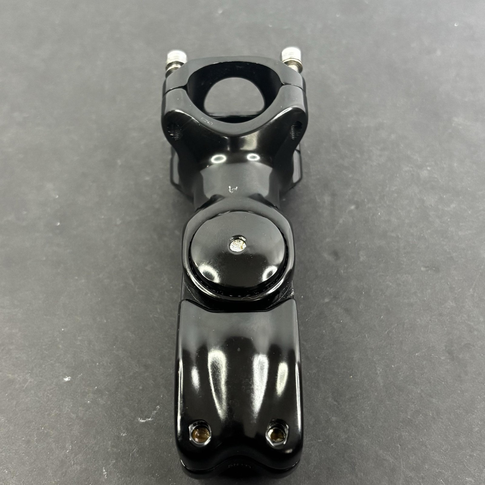 MTB Bike Stem Adjustable Angle Ahead Black Aluminum 4-Bolt Clamp For Parts