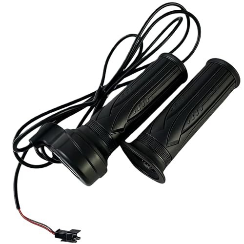 Universal 20X Full Twist Throttle Grip for Ebike 12V-72V, Waterproof Connector,