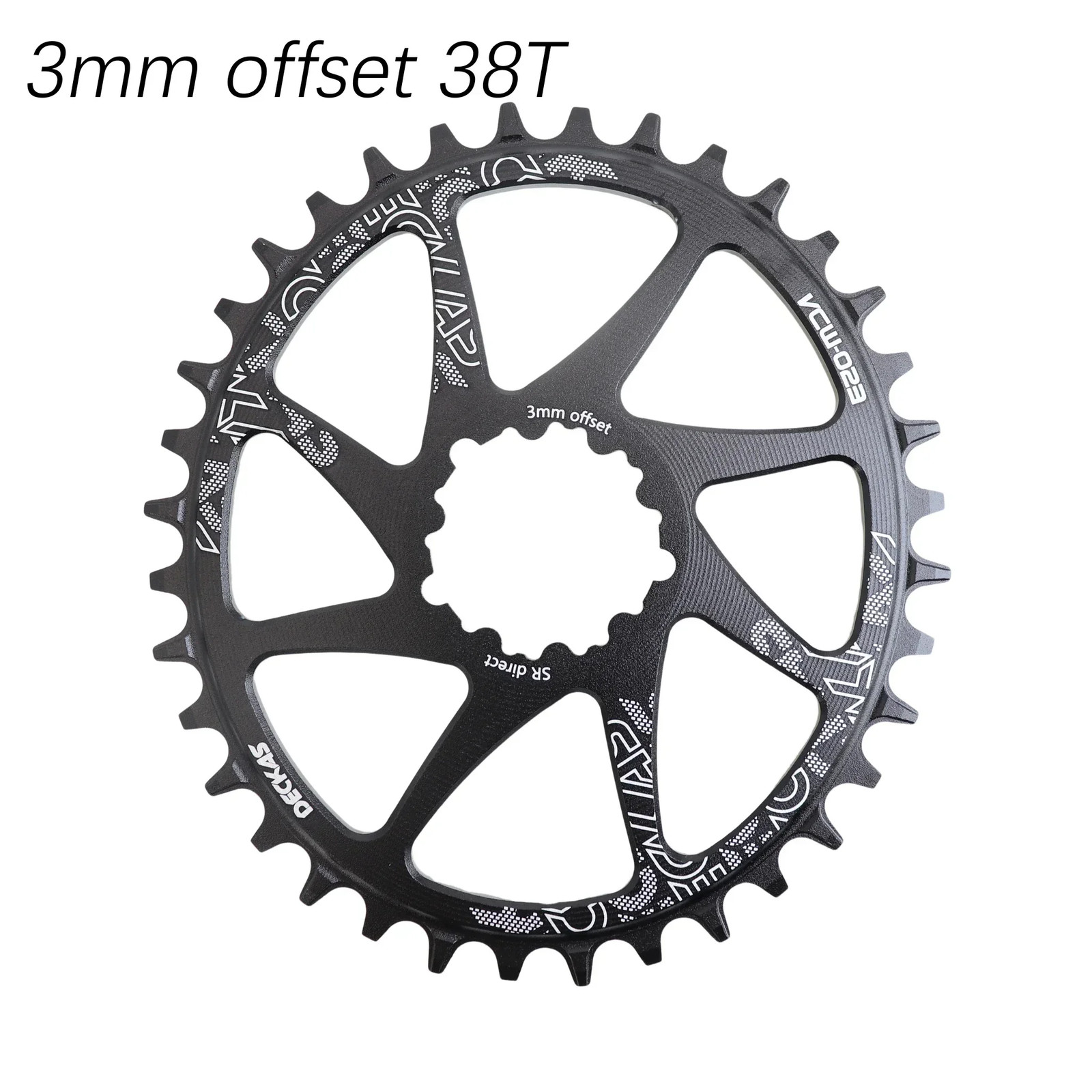 Deckas Oval MTB Chainring 28T-38T Direct Mount 3/6mm Offset SRAM Eagle XX1 X01