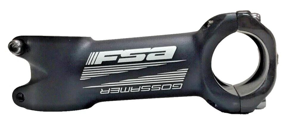 FSA Gossamer Pro Alloy w/ Carbon Faceplate Stem Black 100mm 31.8mm ±6° 1‑1/8″