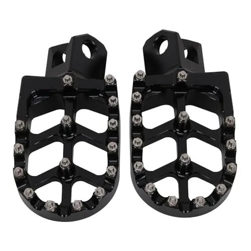 Dirt Bike Foot Pegs CNC Footpegs RM125/250/250Z RMX250 DRZ400/E/S/SM Black