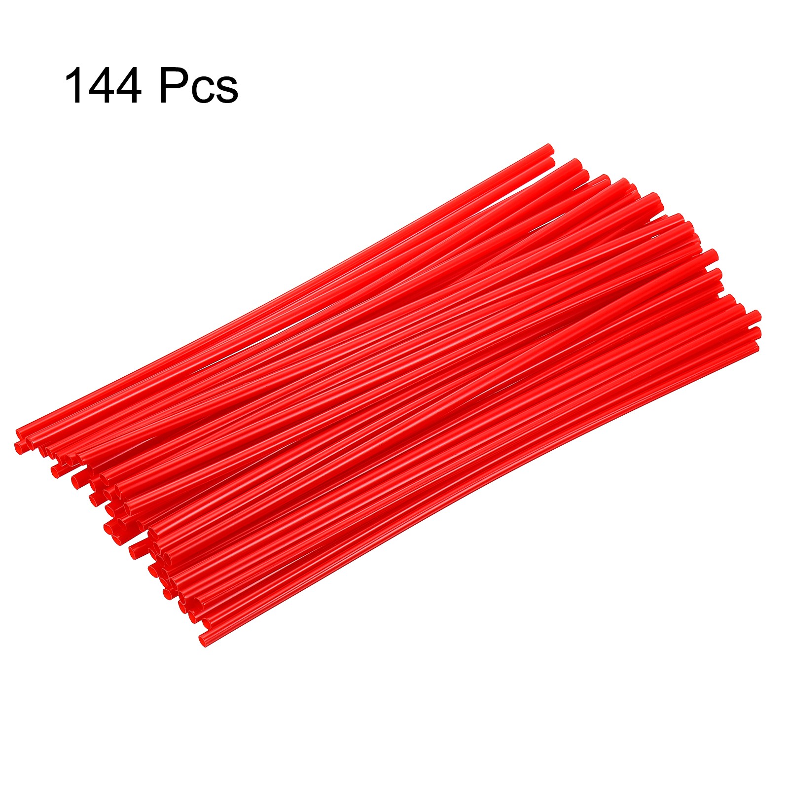 144pcs Spoke Skins Covers 0.2″ Dirt Bike Wheel Spoke Wraps for 8″-21″ Rims Red