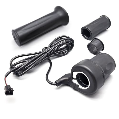Electric Bicycle Right Handle 20X Half Twist Throttle 24V 36V 48V Black SM Plug