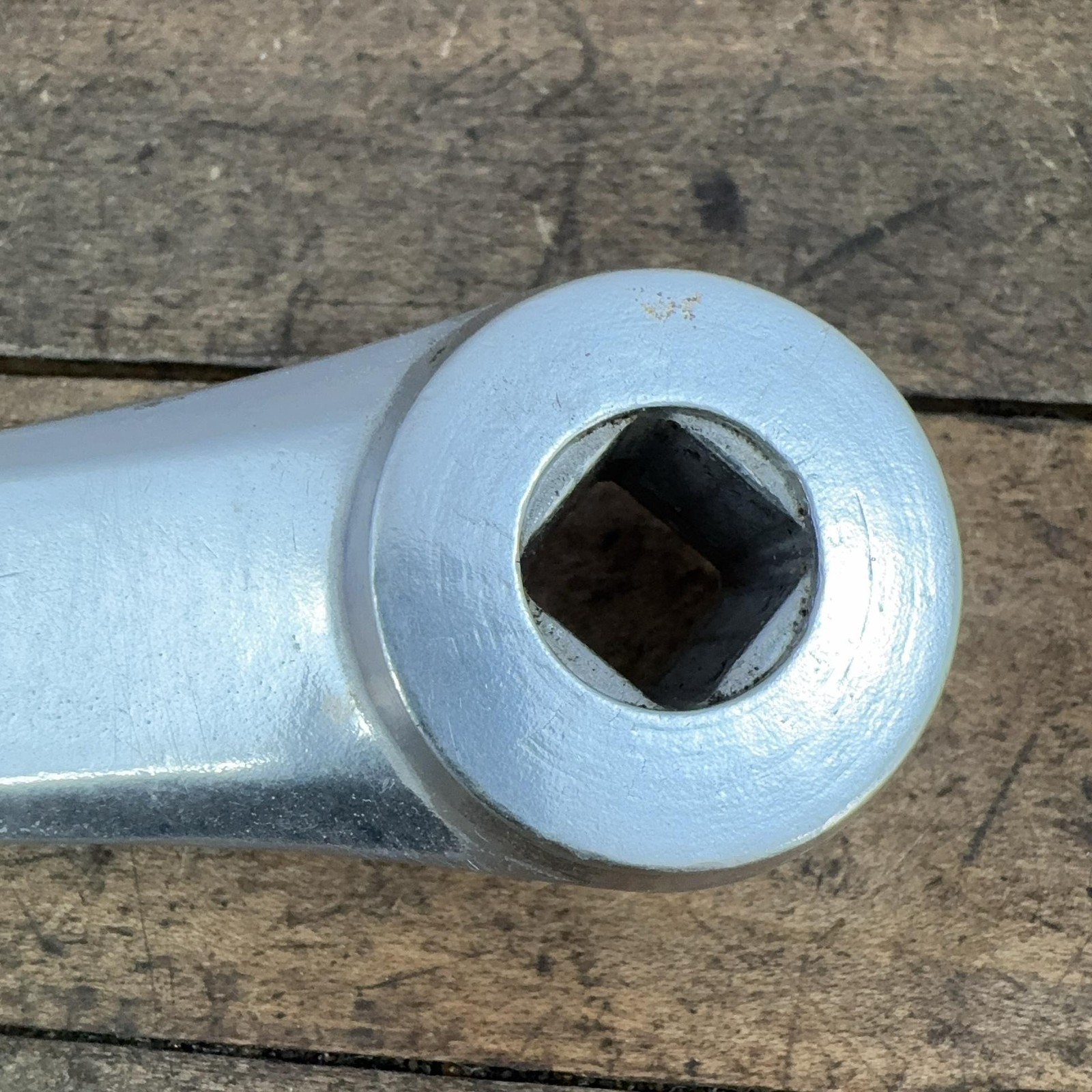 Vintage Sugino GLP Crank Arm LEFT 170mm Square Taper Road Silver Alloy Japan