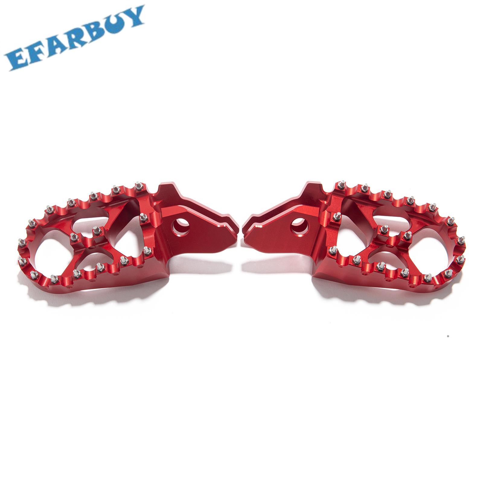 For Sur-Ron Red Billet Foot Pegs Footpegs Footrest Pedal Ultra Bee Dirt E-Bike