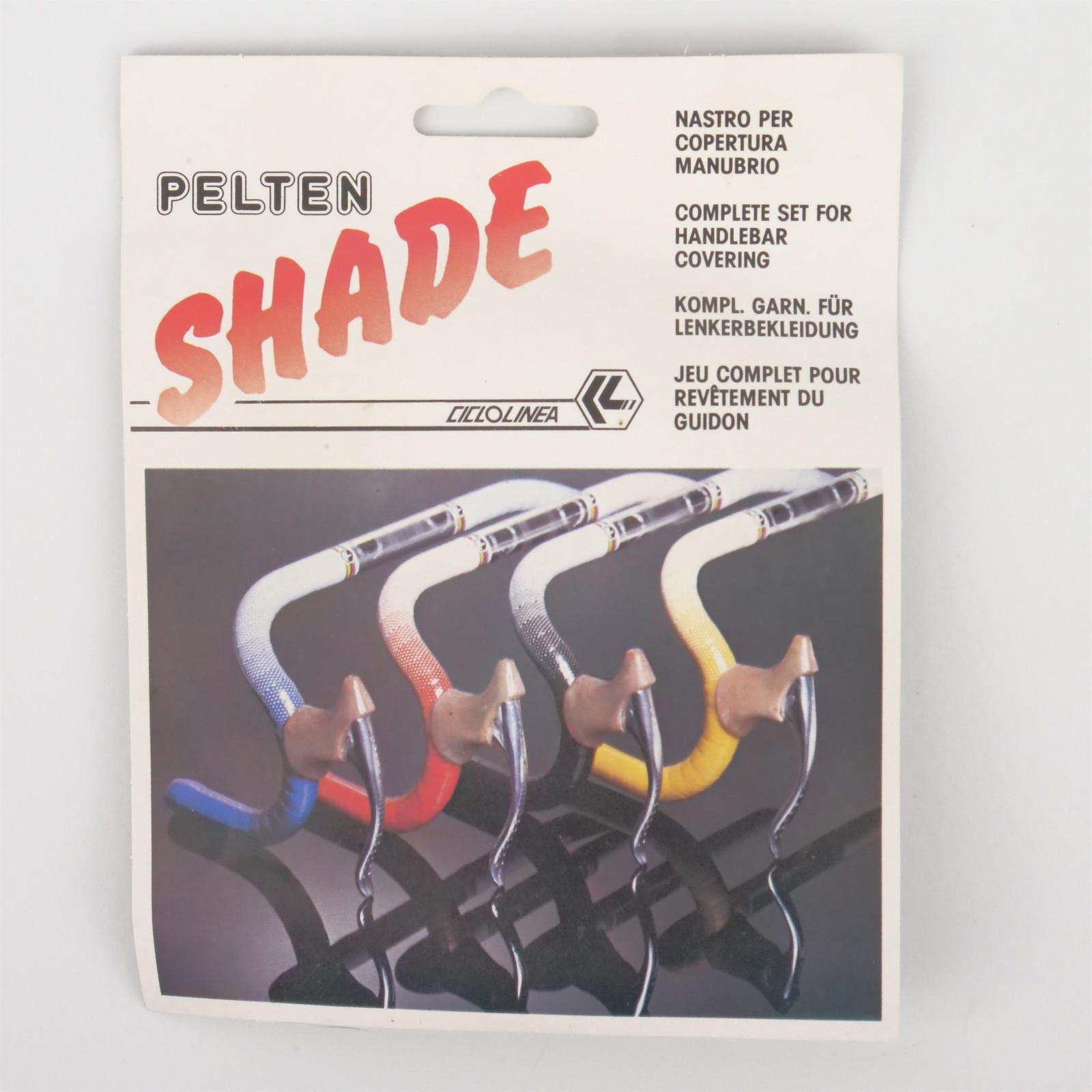 NOS Pelten Shade Handlebar Tape Black to White Fade Italy Ciclolinea Vintage