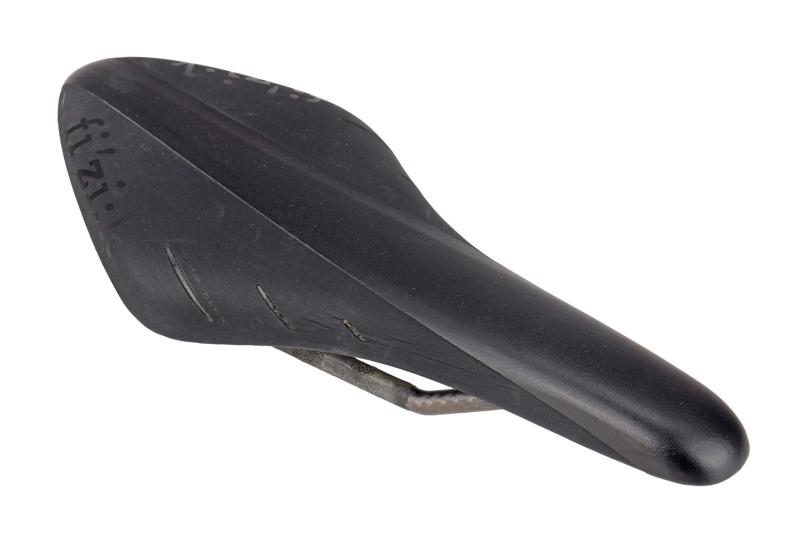 Fizik Arione R1 Regular Carbon Road Bike Saddle 124mm 8x 10mm Braided Rail BLACK