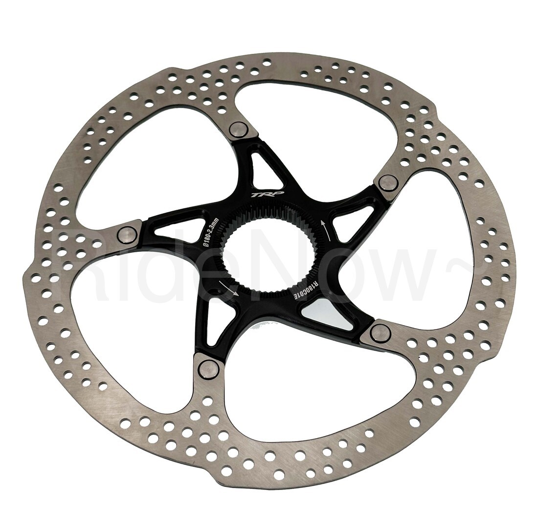 TRP Trail EVO HD-M843 Hydraulic Disc Brake Set F+R Black 180mm Rotors