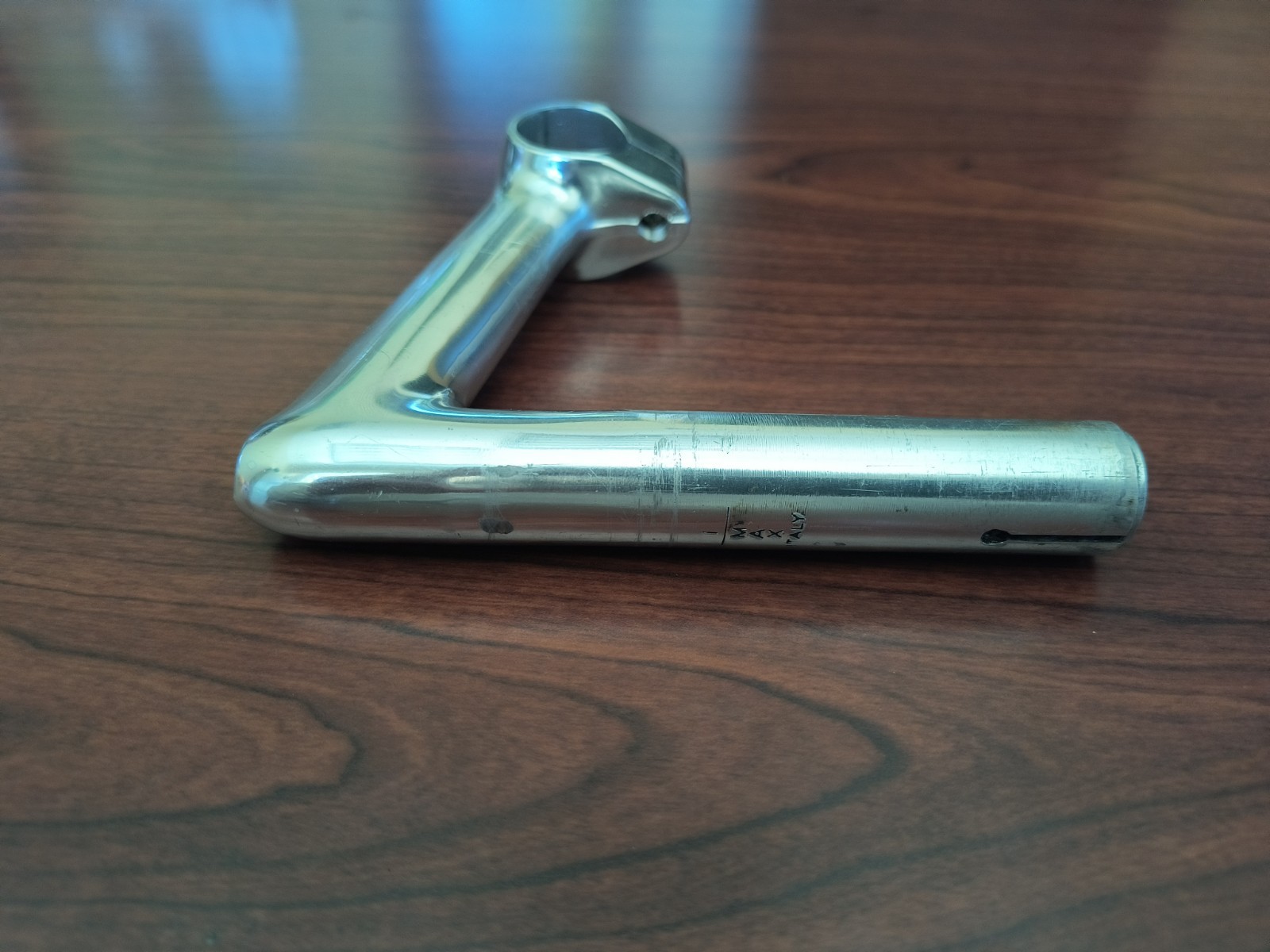 3ttt Tecno Tubo Torino Thread Quill Stem, 110mm, Silver/Chrome, Made In Italy