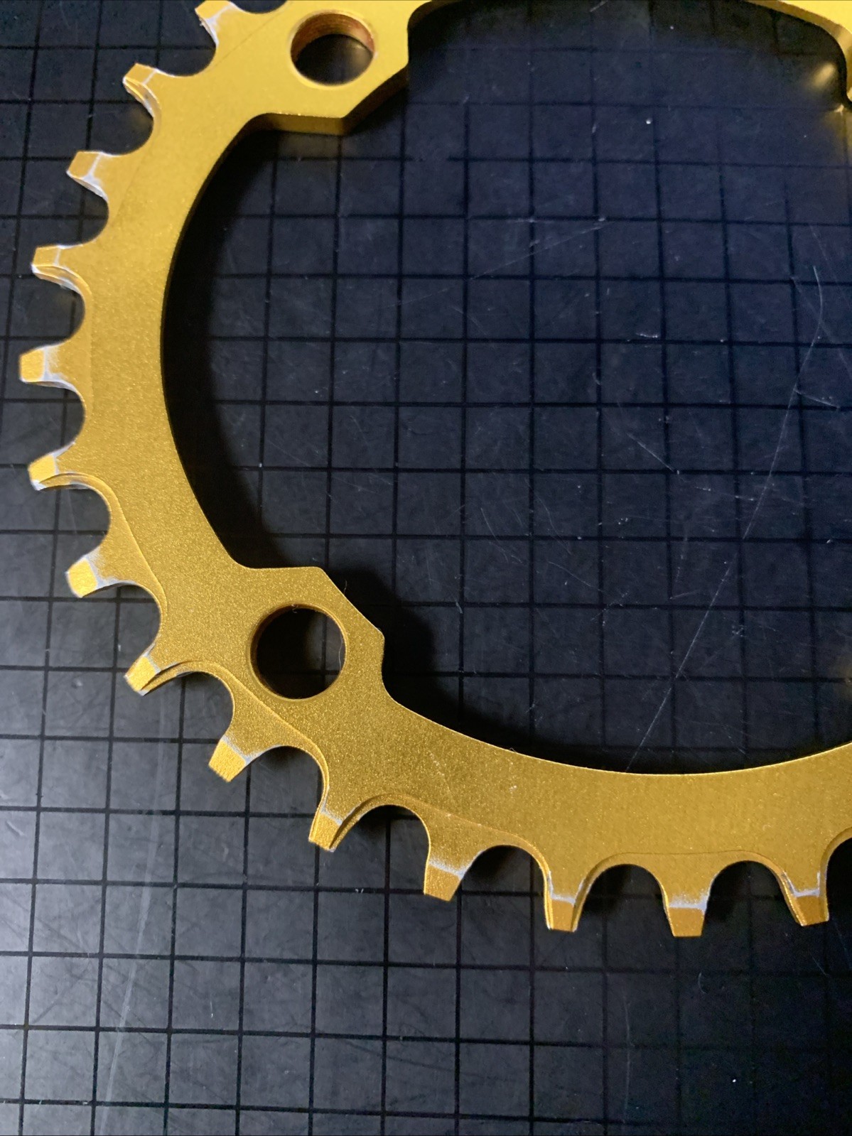USED Deckas Oval 1x SRAM 104 BCD Chainring 32 Gold Gravel Road MTB Narrow Wide