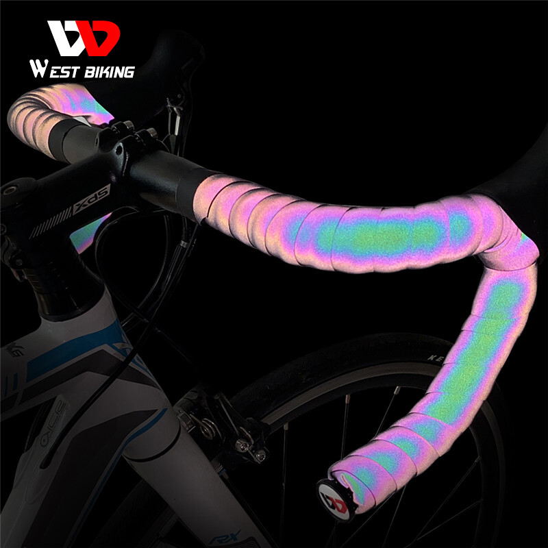 WEST BIKING Reflective Road Bike Bicycle Handlebar Tape Cycling Bar Tape Wrap