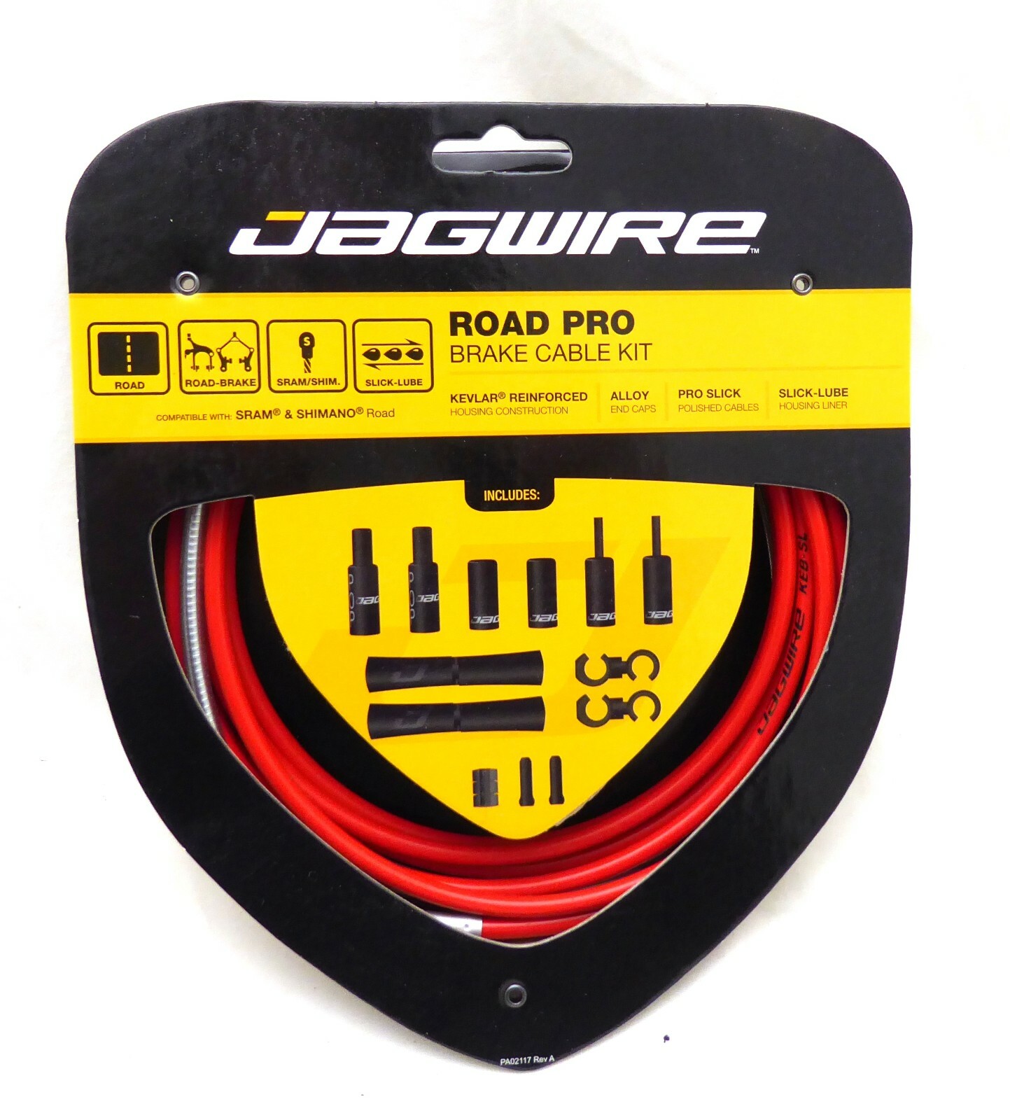 Jagwire Pro Road Brake Cable Set Red