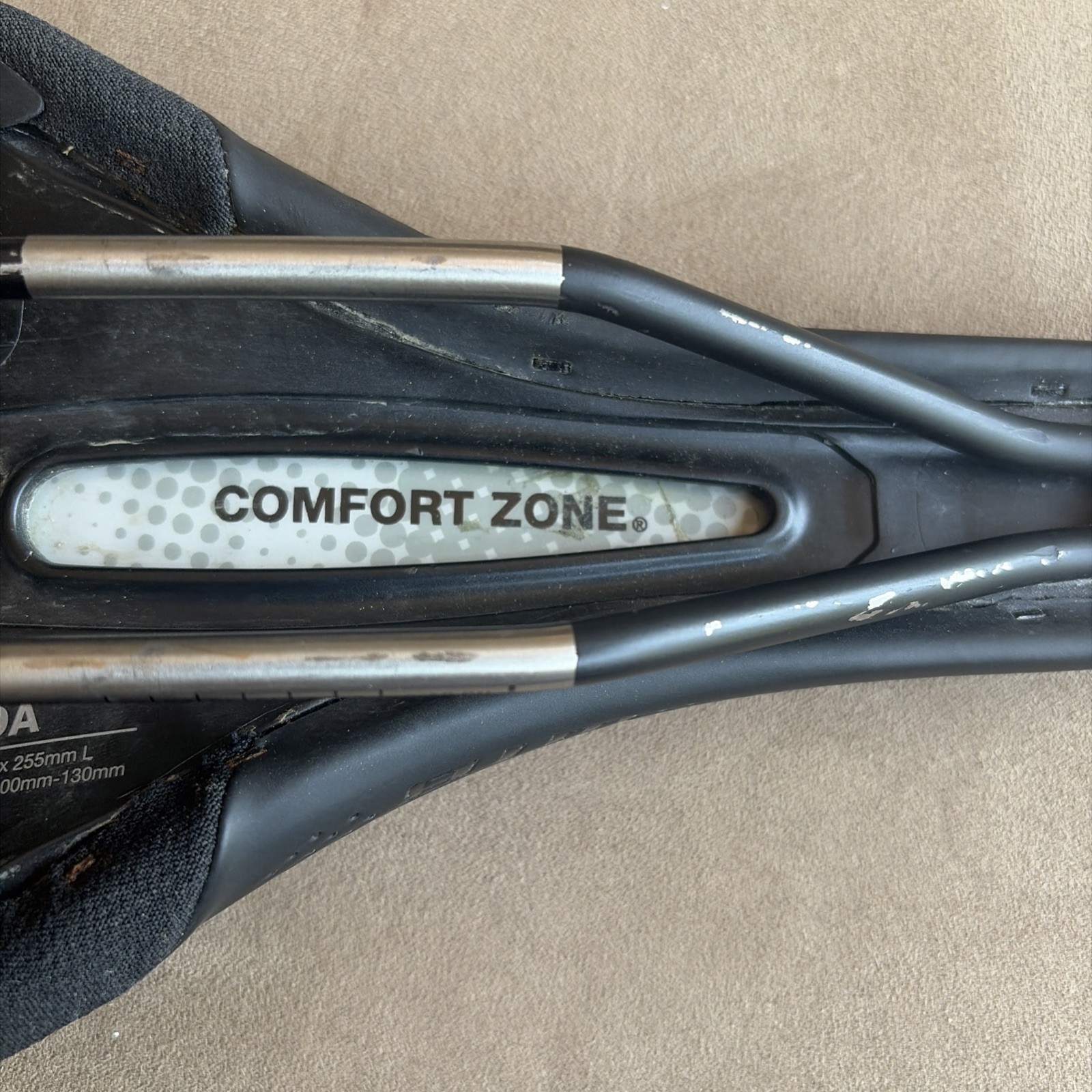 WTB Koda Bike Saddle Titanium Rails 145mm W x 255mm L, Black, Used