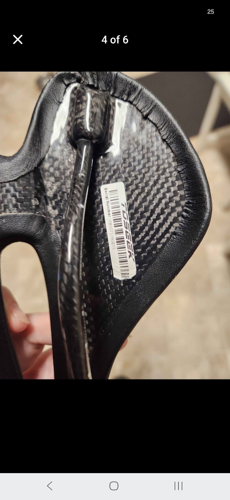 Toseek Carbon Fiber Road Bike Bicycle Seat 143mm 127 Grams (4.5oz)
