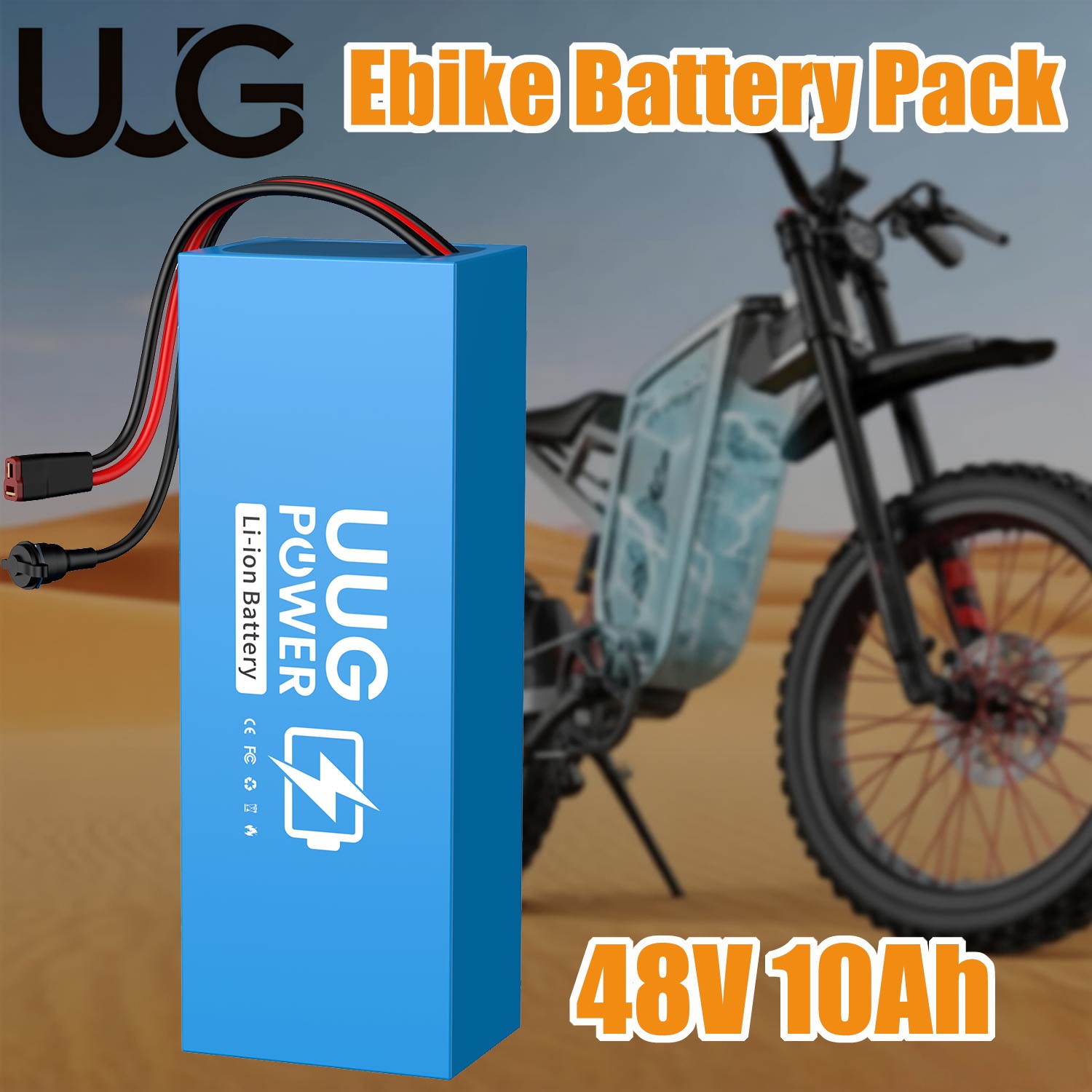48V 10Ah Ebike Li-ion Battery Pack for Electric Bike Battery Motor with 30A BMS