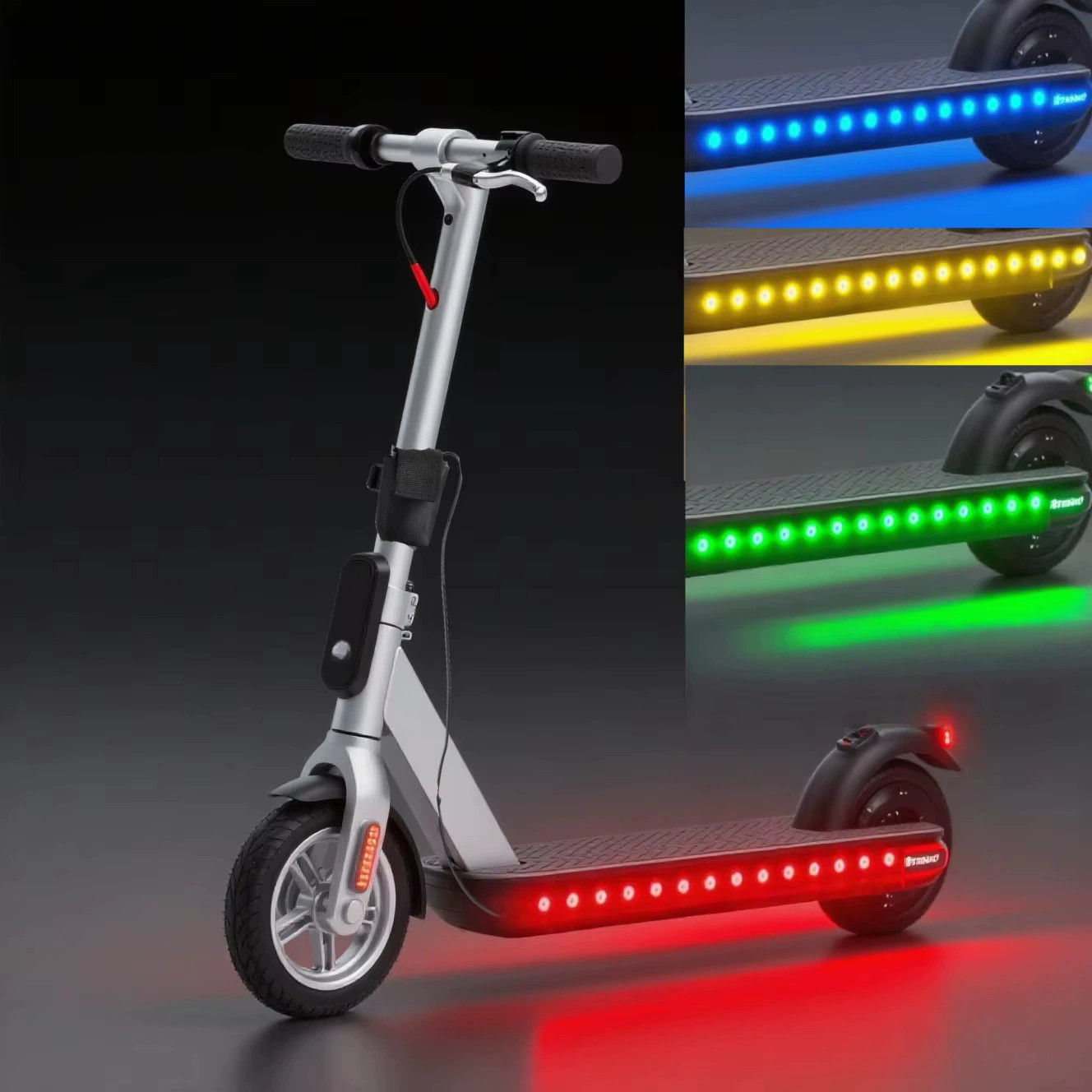 Bluetooth RGB LED Strip Light Remote Control for Electric Scooter Bicycle e-Bike