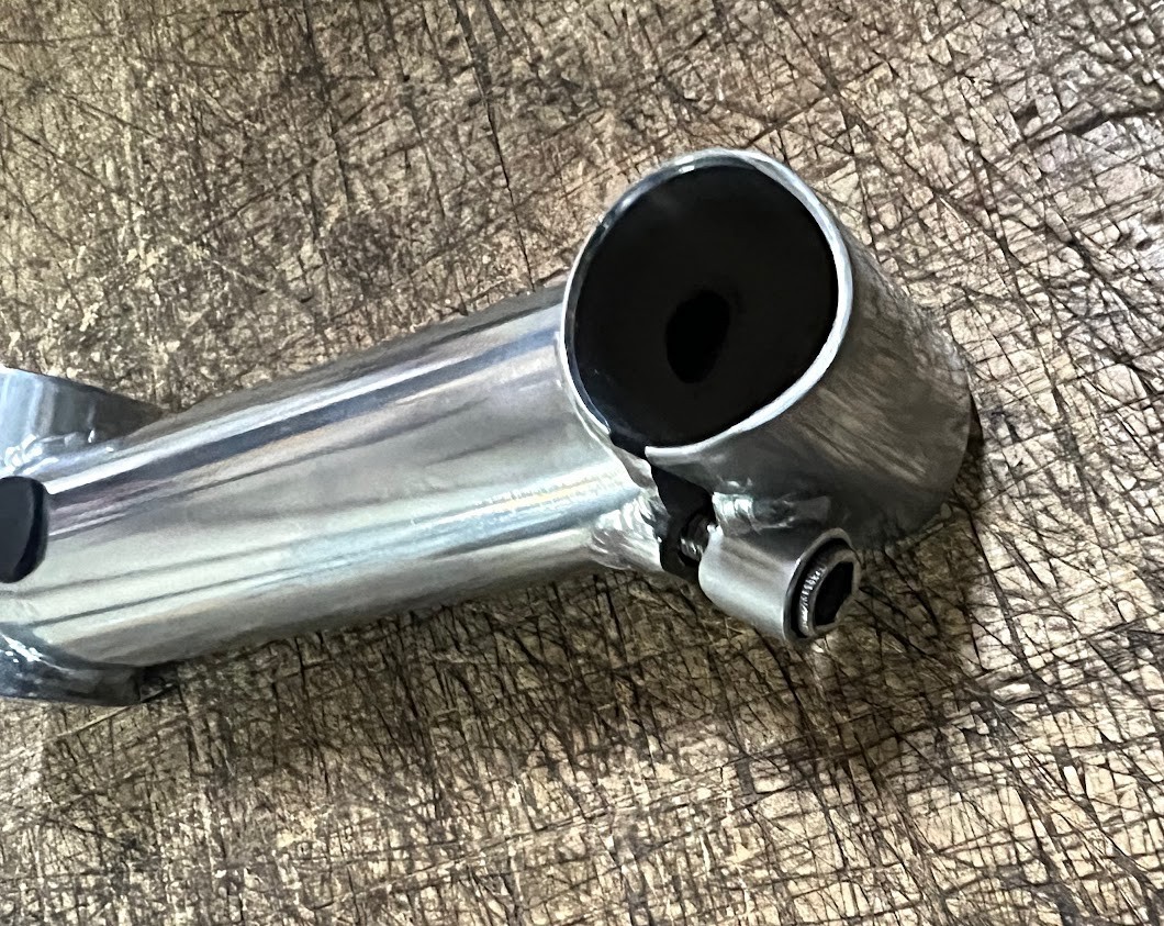 Threadless 1 1/4 Stem for Vintage MTB / Tandem – 130mm Length / 15* Rise – NEW