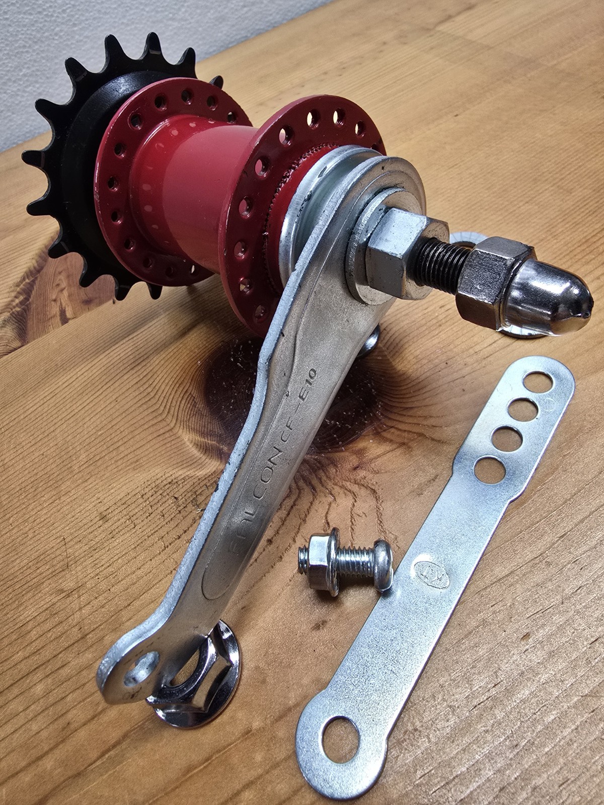 Vintage Falcon Rear SS Bike Hub RED 36H 18T Coaster Cruiser Schwinn 110mmKlunker