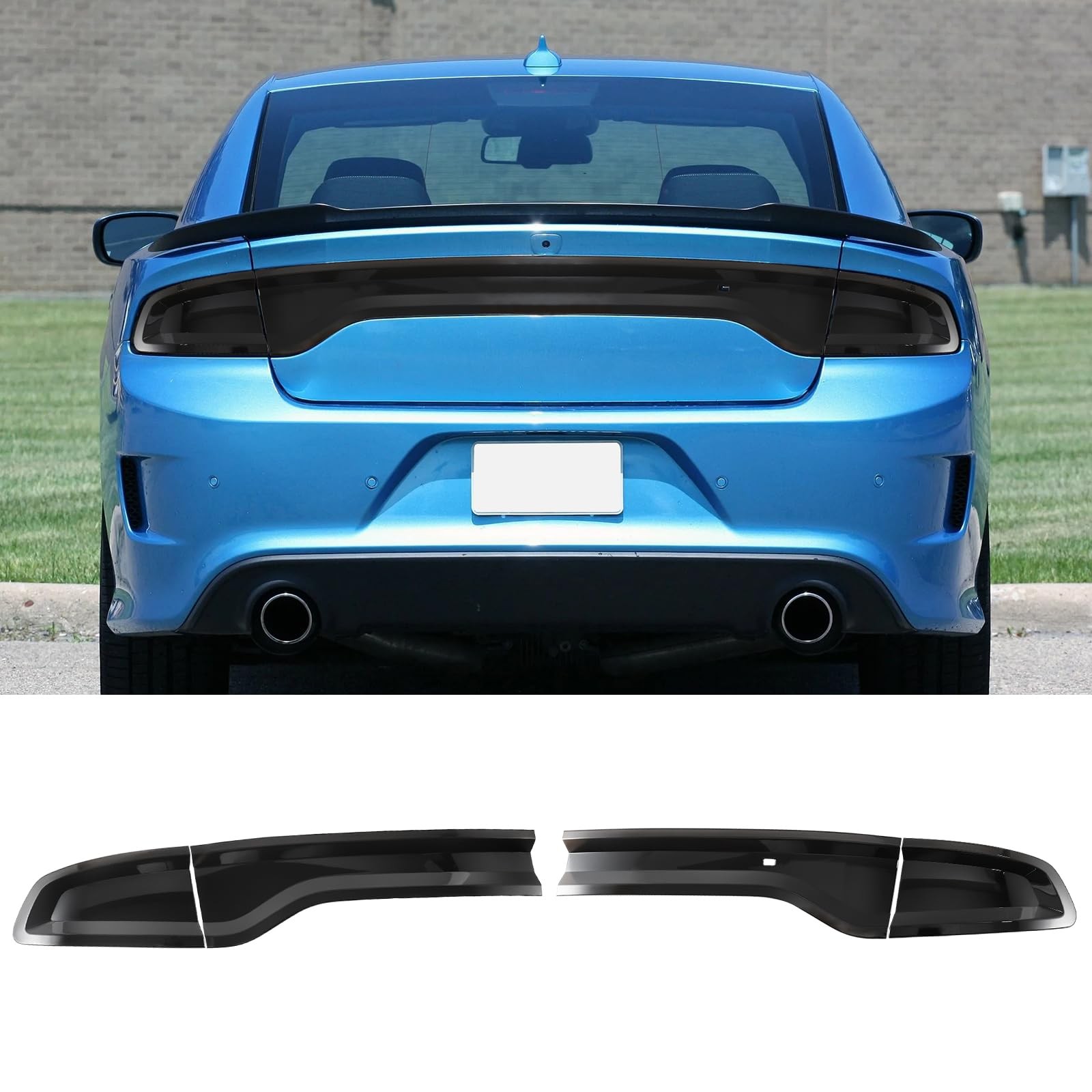 for Charger Tail Light Lamp Covers, Tail Light Cover Smoked Tail Light Guard