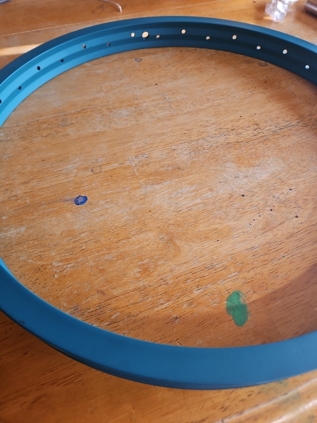 Odyssey BMX rim Brand New Rare Color 36 Hole Matte Turquoise Color Run