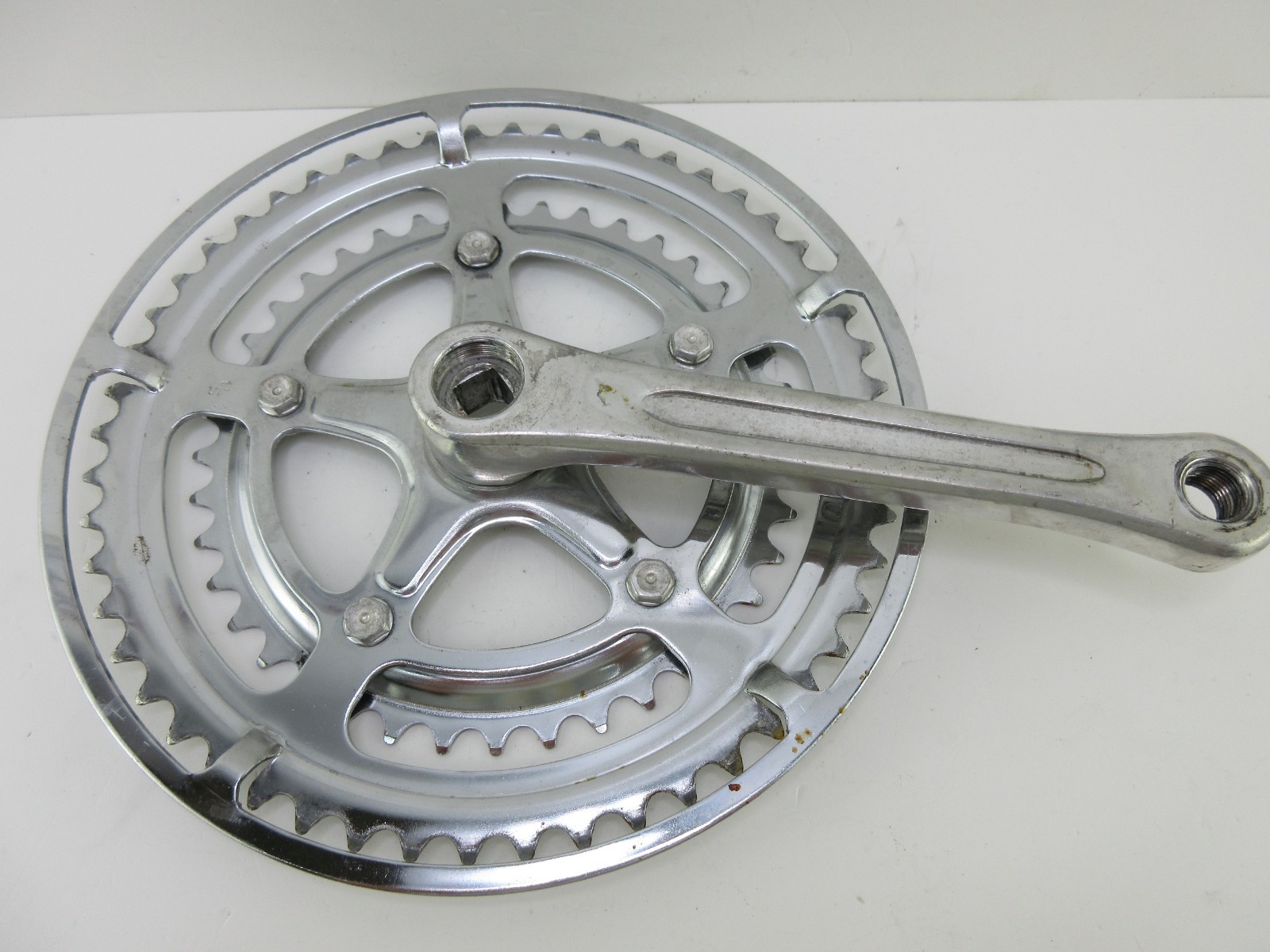 Sakae SA Crankset 170mm 52/40T Double Square Taper 116mm BB Vintage Japan