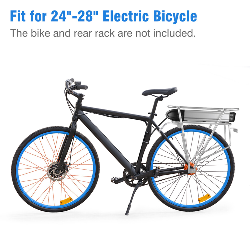 E Bike Battery 36V 20Ah Rear Rack Battery Kit Electric Bike Battery Replacement