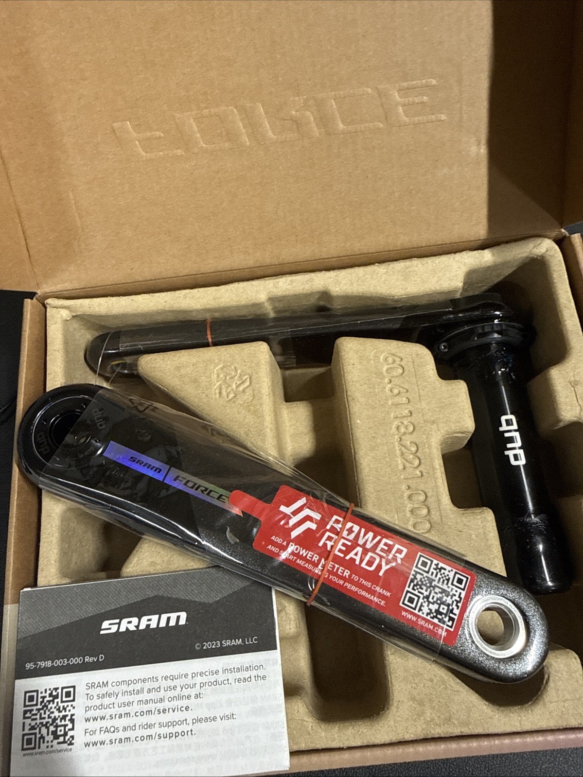 Sram Force D2 Carbon Road Crank Arms Dub Regular 175 (9479-6)