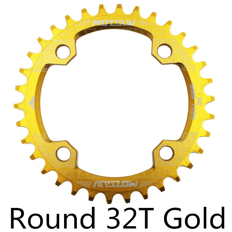 MTB Bicycle Round Narrow Wide Chainwheel 32T-38T 104BCD Circle Chainring