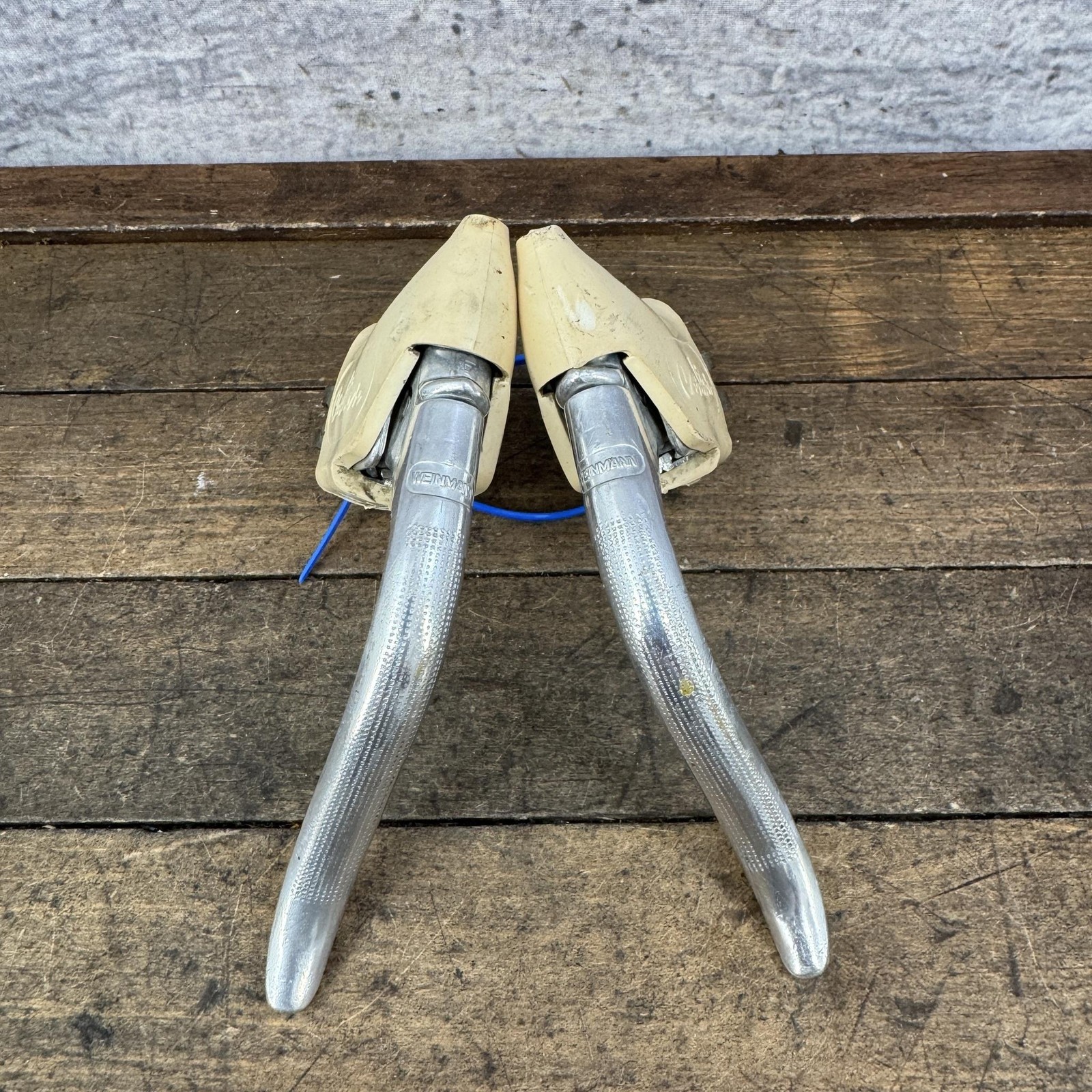 Vintage Weinmann Brake Levers Pair Carlton Hoods Non-Aero Drop Bar Raleigh Road