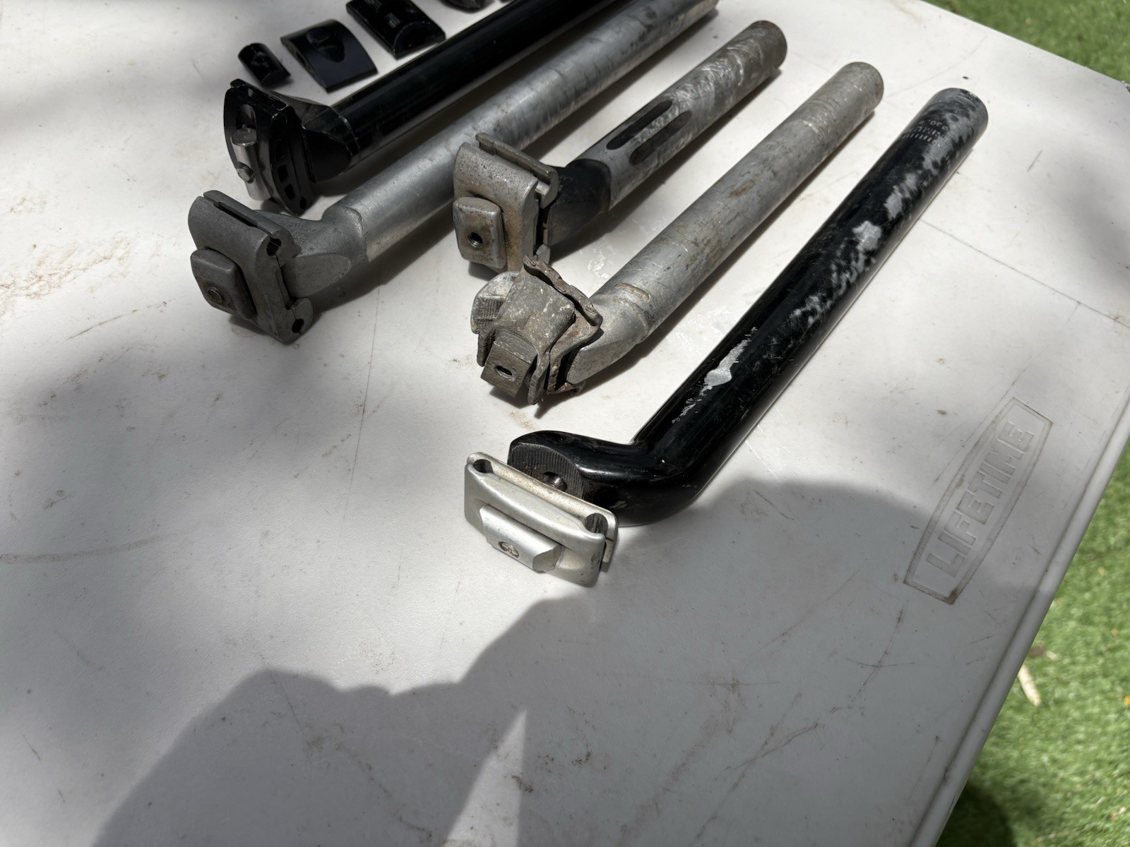 Seat post LOT SR SAKAE Saddle seatpost pillar clamps bike part various