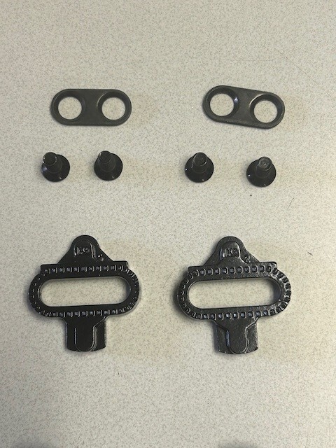 ATB Road Gravel SPD Style Clipless Pedals PAIR 9/16 with Cleats and Hardware