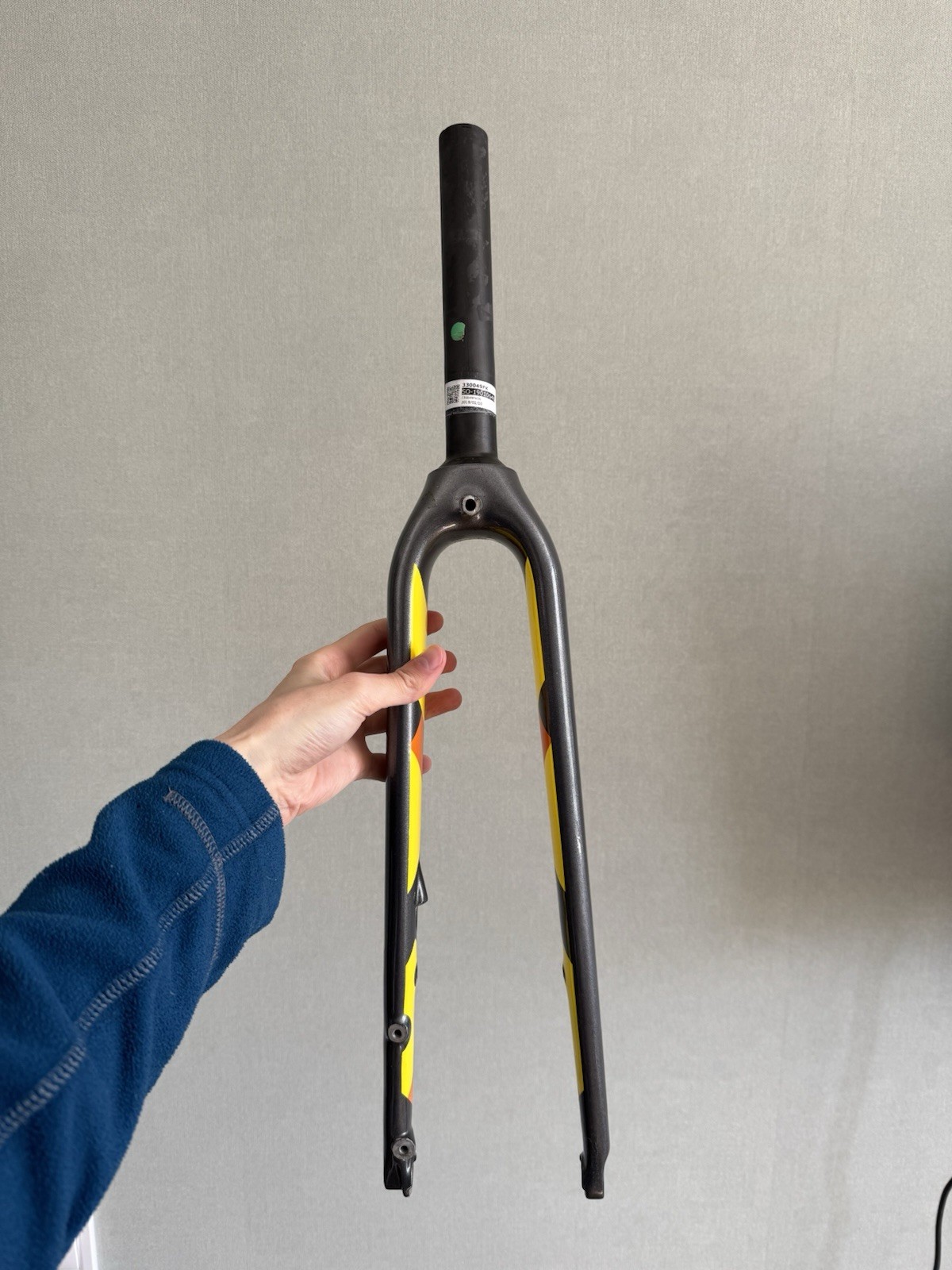 Cannondale 700 M CAADX Fork, 1-1/8″ to 1-1/4″ steerer, Full Carbon, Flat Mount