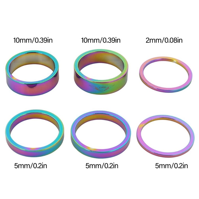 Bicycles Rings Gaskets Front Fork Washer Road Bikes Cycling Handlebar Spacers