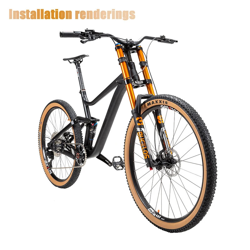 27.5/29 Inch 180mm Travel MTB Bicycle Air Suspension Fork Double Shoulder Frok