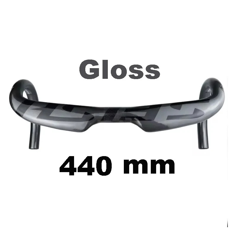 Carbon Road Bike Bent Handlebar 380-440mm Internal Routing Bicycle Drop Bar