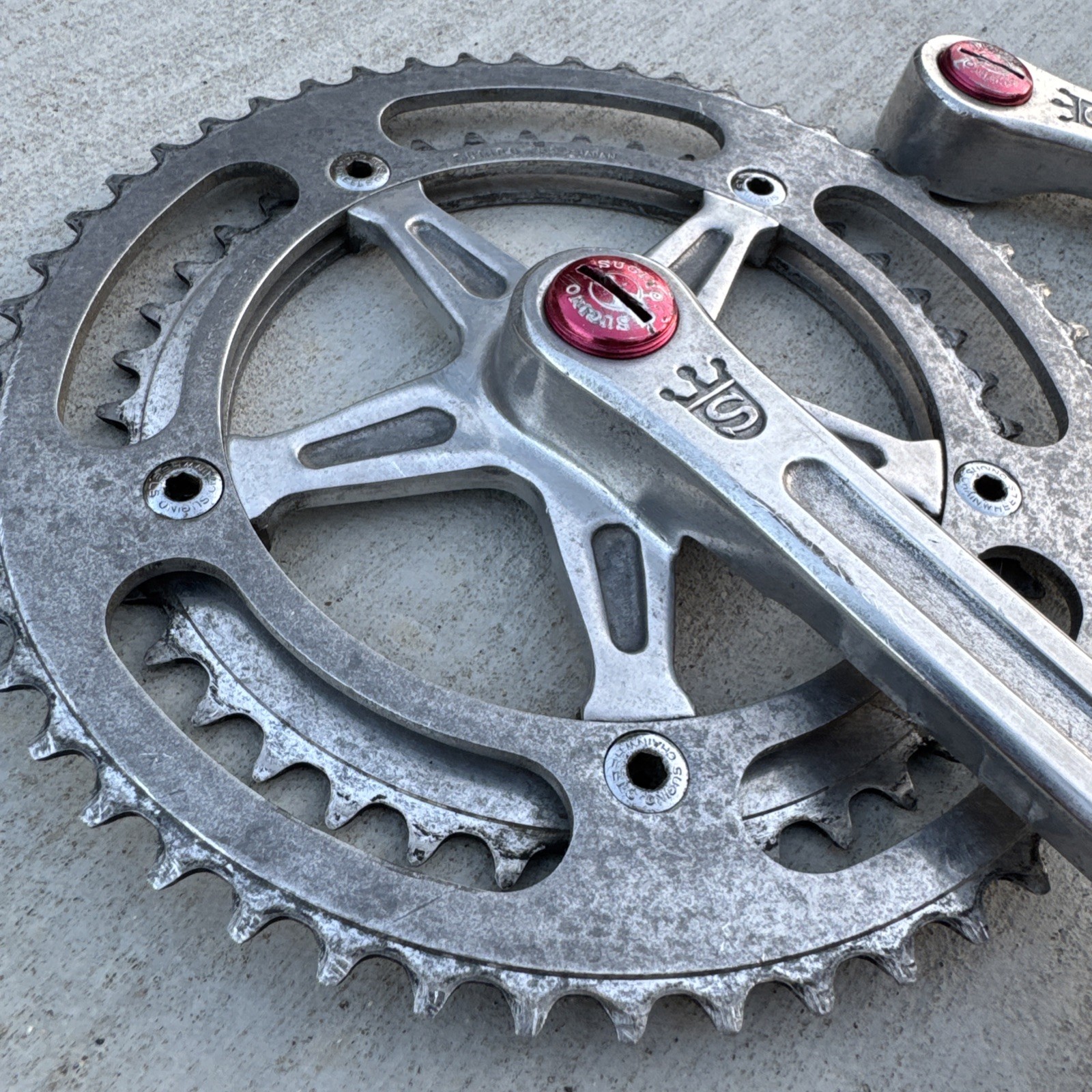 Sugino Mighty Competition Crankset 171 Road BMX Cranks Maxy Campagnolo