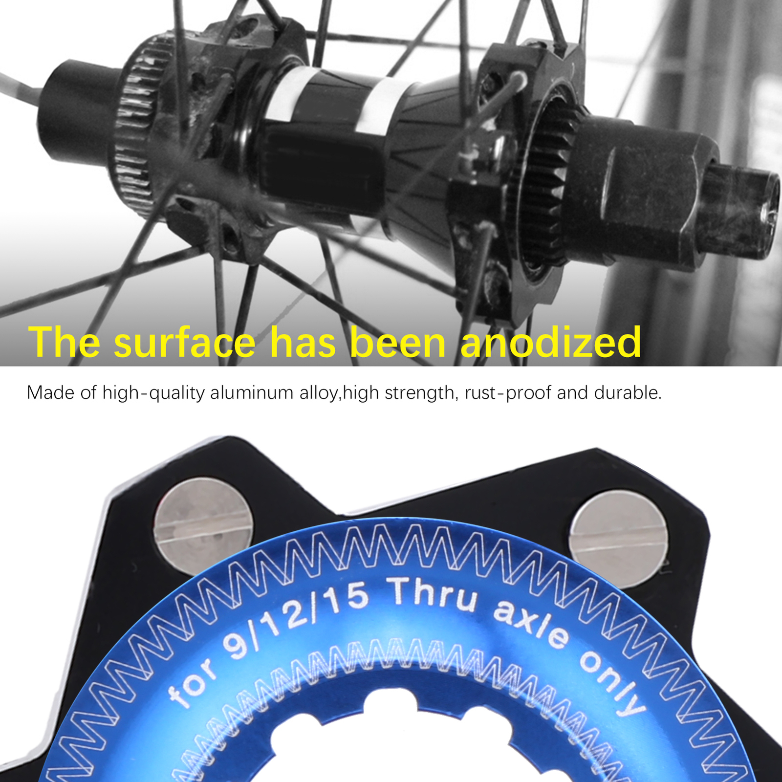 6Bolt Center Lock Adapter Disc Brake Rotor Conversion for Bike