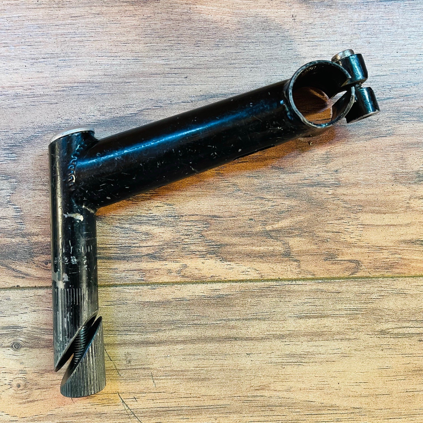 Retro 1988 Black Chromoly 1-inch 22.2 Quill Stem 120 15 Degree 25.4 
