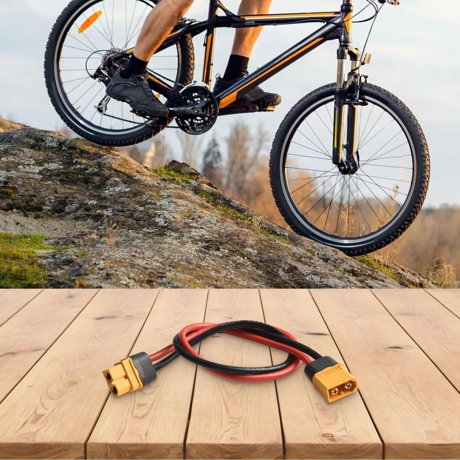 Simplified Setup with For XT60H Female/Male Extension Cables Available