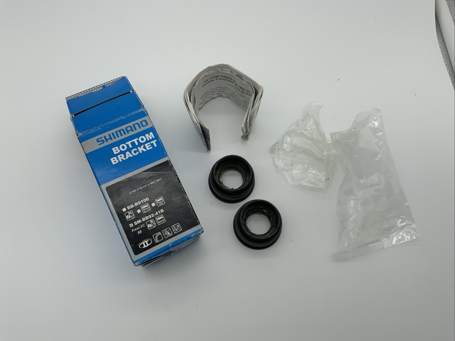 Shimano DURA-ACE BB92-41B PressFit BB86 Bottom Bracket No Center Tube