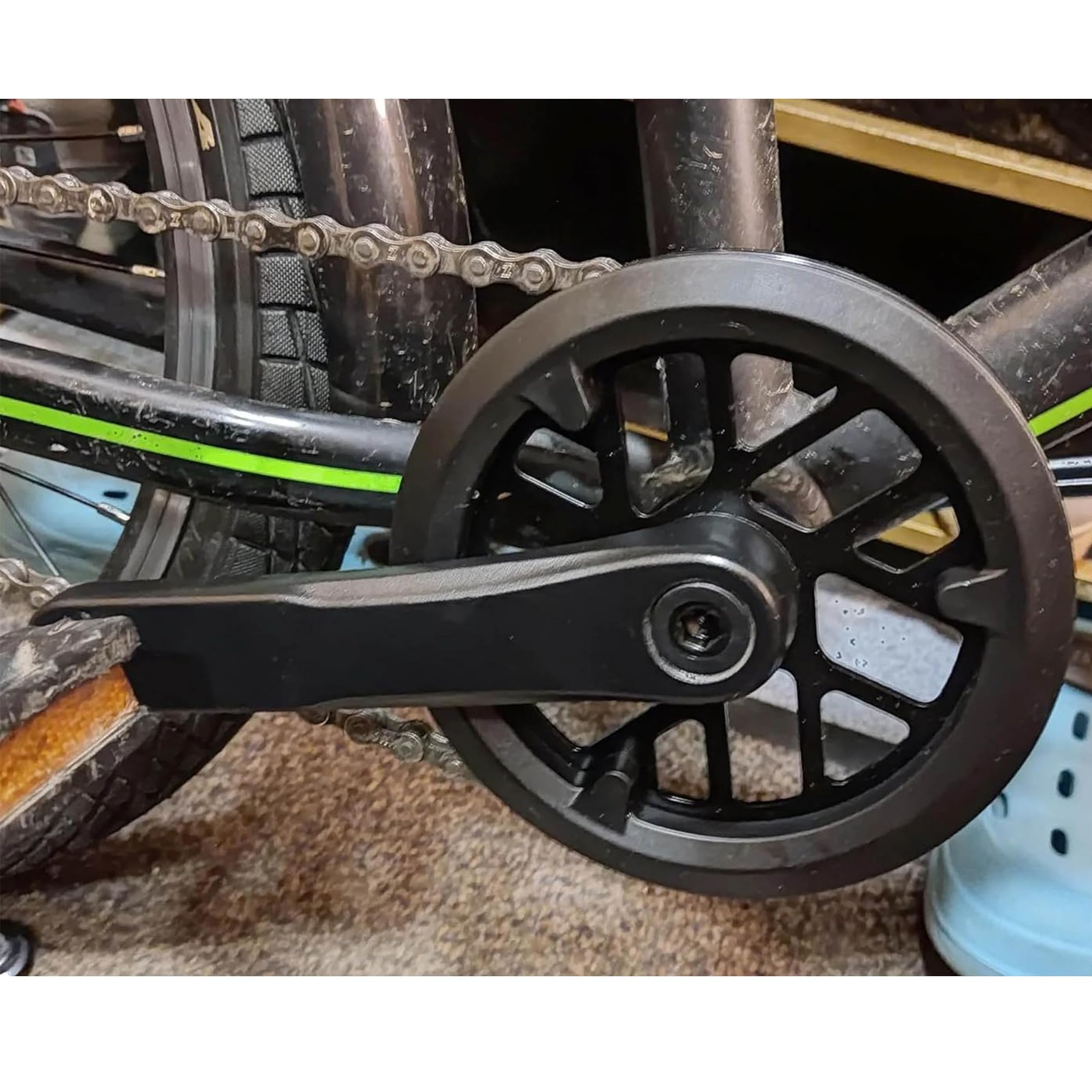 Junior Kids Bicycle Crankarm 89mm 25T Single Speed Chainring Chainwheel Part