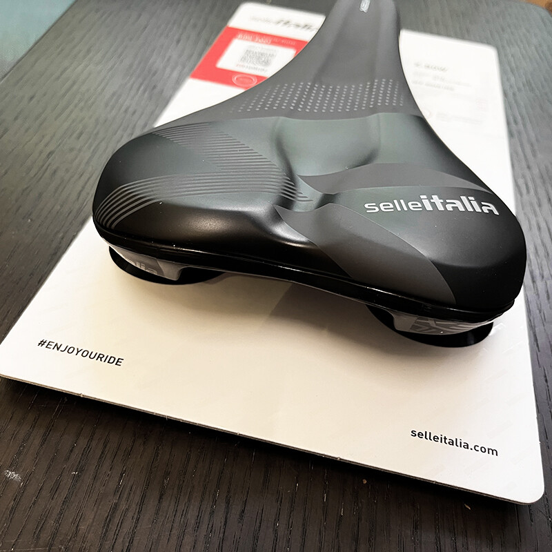 Selle Italia X-Bow L1 155x255mm TI316 Tube Rail Road Saddle (Black)