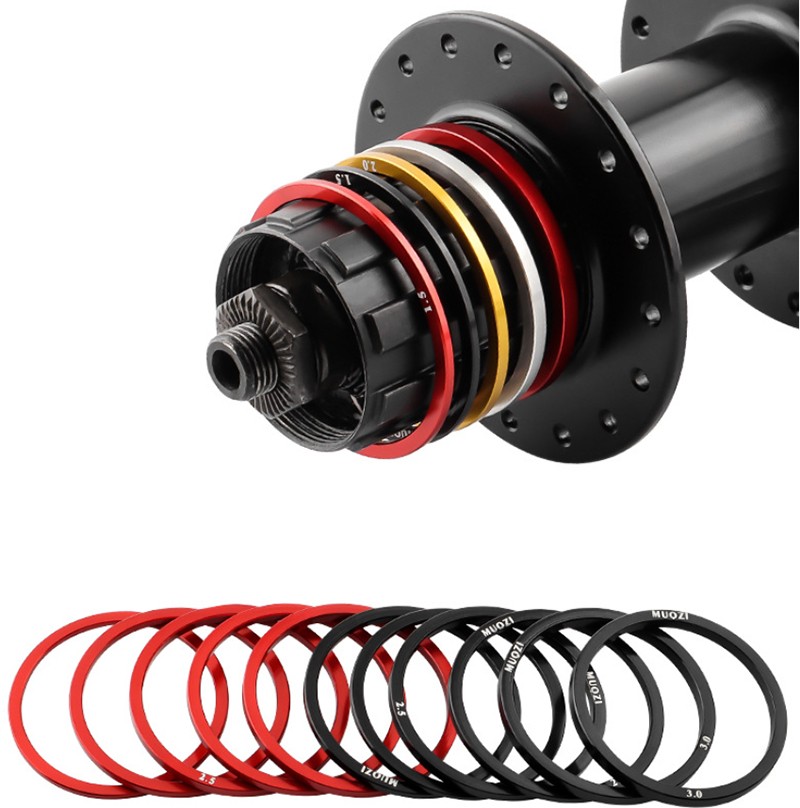 Crankset Washer Spacer Thick 1.5/2/2.5/3mm Bike Chainring Hollow Washer