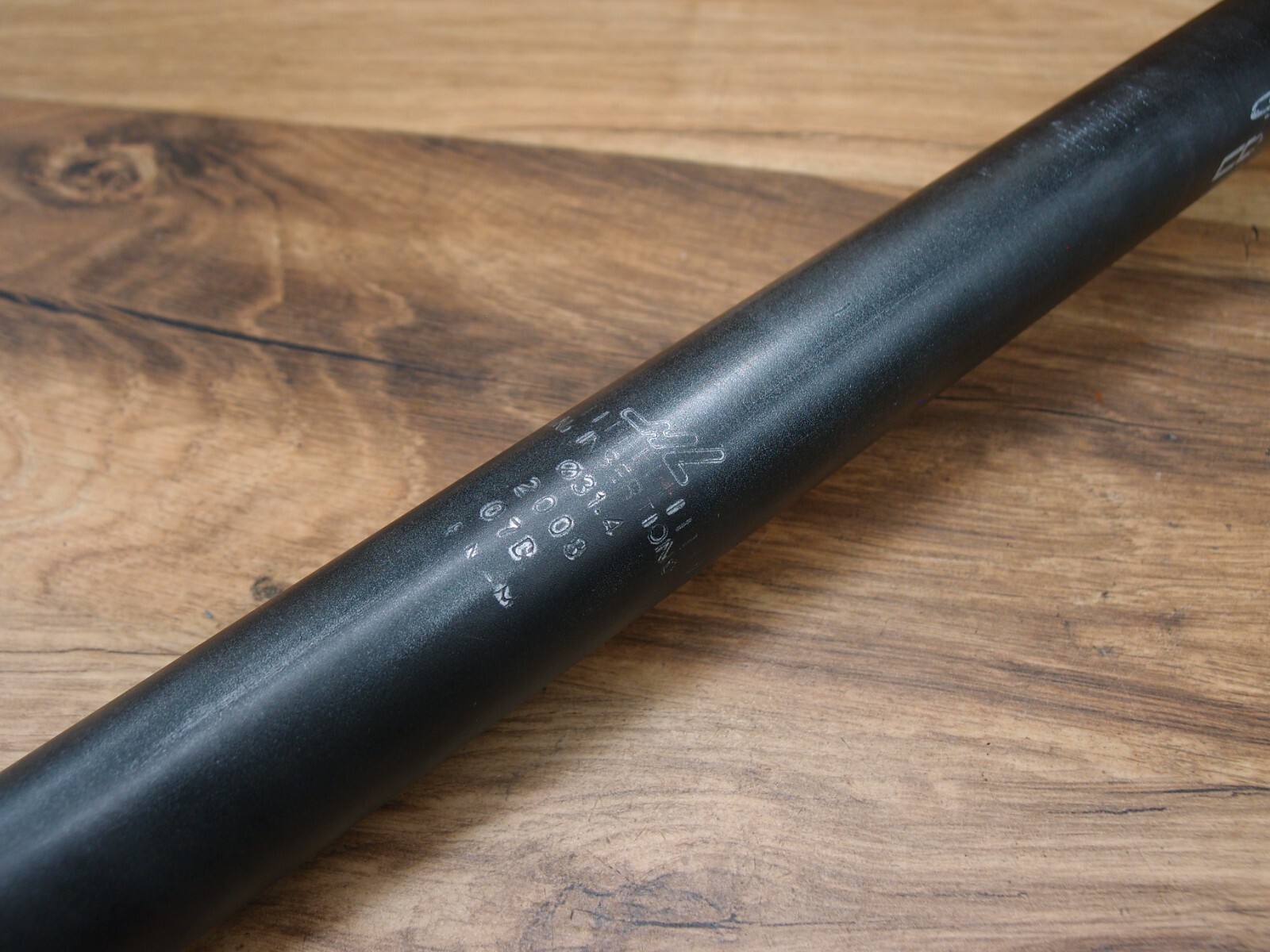 2008 MTB black plain seatpost Concept by nL 31.4 mm