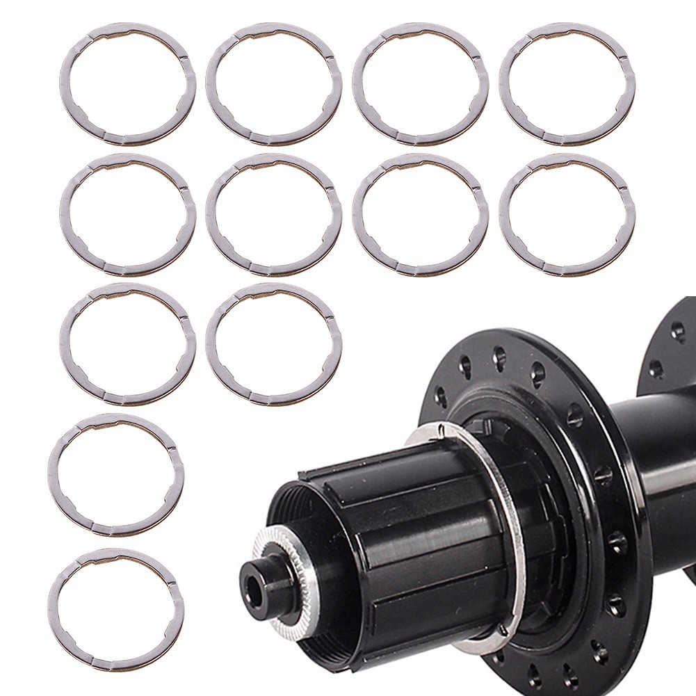 Bike Washer Bike Cassette Lockring 12 Pieces Per Pack Chromium Plating Treatment