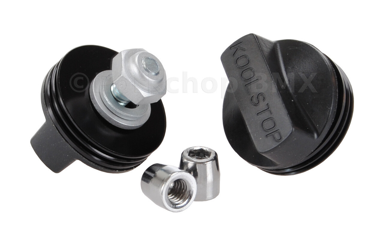 KOOL STOP Intl’l old school BMX finned bicycle brake pads BLACK